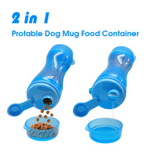 Load image into Gallery viewer, 2 in 1 Portable Water Bottle Food Container
