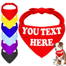 Load image into Gallery viewer, Bandana Collar Personalized Cotton