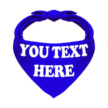 Load image into Gallery viewer, Bandana Collar Personalized Cotton