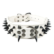 Load image into Gallery viewer, Wide Sharp Spiked Studded Leather