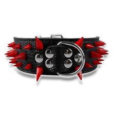 Load image into Gallery viewer, Wide Sharp Spiked Studded Leather