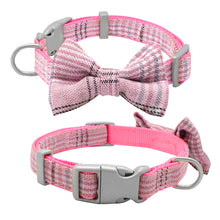 Load image into Gallery viewer, Nylon Collar And Leash  Pink Blue
