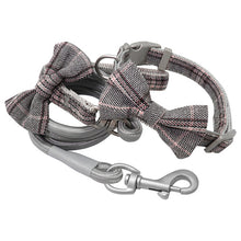 Load image into Gallery viewer, Nylon Collar And Leash  Pink Blue
