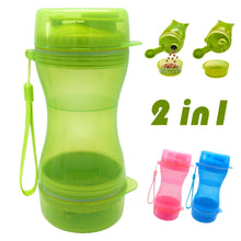 Load image into Gallery viewer, 2 in 1 Portable Water Bottle Food Container
