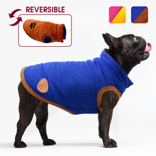 Load image into Gallery viewer, Coat Warm Blue &amp; Brown
