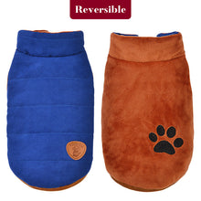 Load image into Gallery viewer, Coat Warm Blue &amp; Brown
