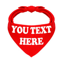 Load image into Gallery viewer, Bandana Collar Personalized Cotton
