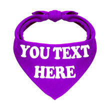 Load image into Gallery viewer, Bandana Collar Personalized Cotton

