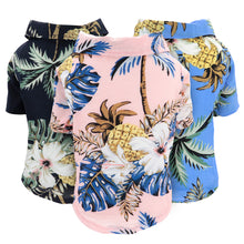 Load image into Gallery viewer, Summer  Vest Floral Pet T-Shirt
