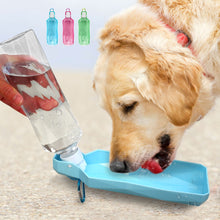 Load image into Gallery viewer, Water Bottle Drinking Bowls Foldable Plastic
