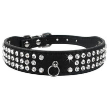 Load image into Gallery viewer, Rows Bling Diamond Rhinestone Suede
