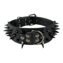 Load image into Gallery viewer, Wide Sharp Spiked Studded Leather
