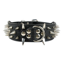 Load image into Gallery viewer, Wide Sharp Spiked Studded Leather
