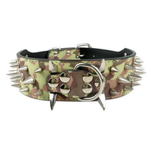 Load image into Gallery viewer, Wide Sharp Spiked Studded Leather
