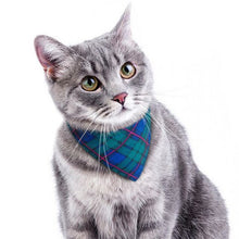 Load image into Gallery viewer, Cat Bandana Green &amp; Red
